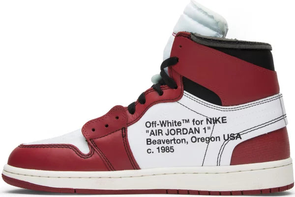 Unisex Off-White x Air Jordan 1 Retro High OG 'Chicago'