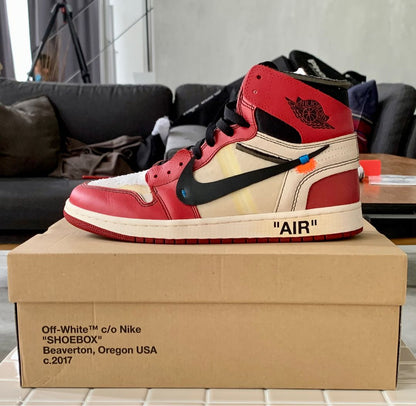 Unisex Off-White x Air Jordan 1 Retro High OG 'Chicago'